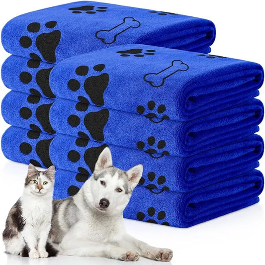 Quick-Drying Microfiber Dog Towel For Pet Bath And Car Wipes