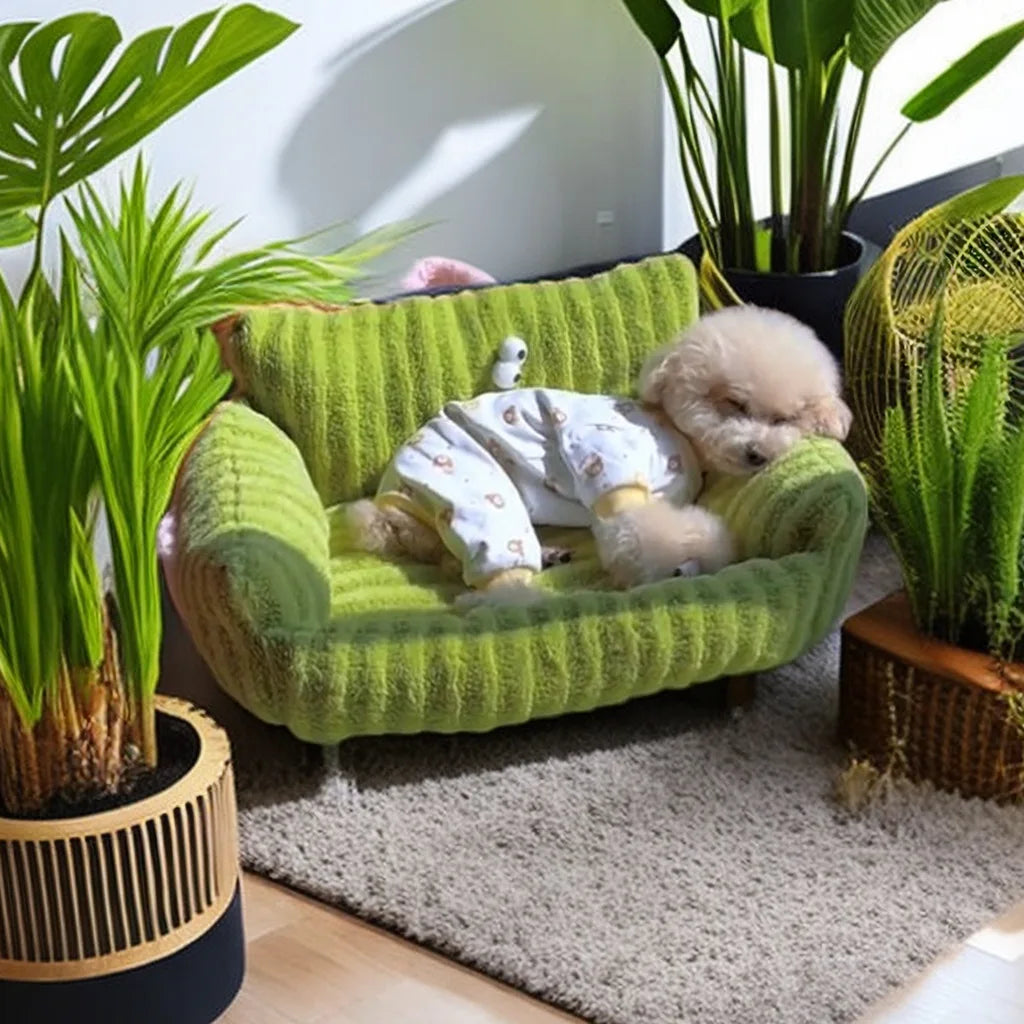 Winter Warm Cat Nest Bed For Small Dogs Kennel Cushion
