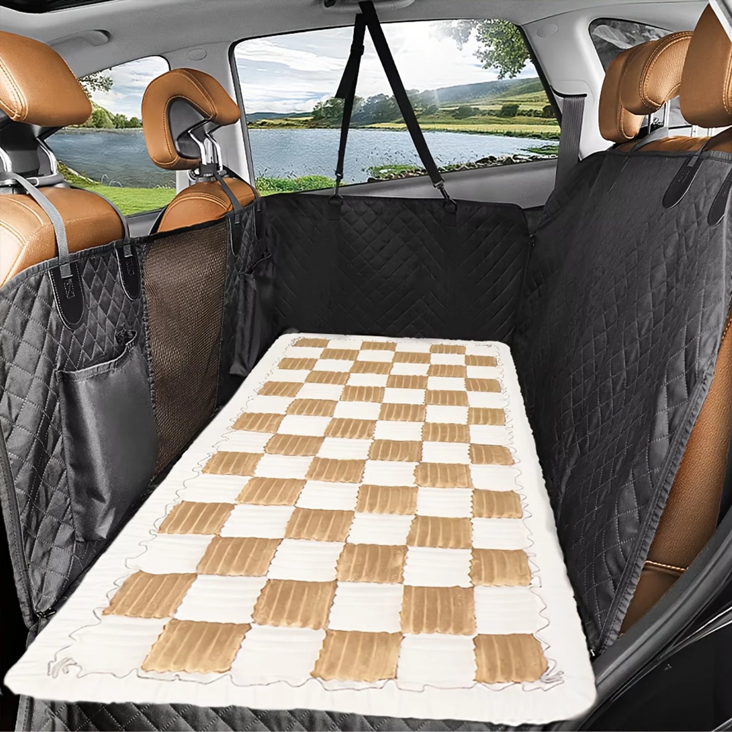 PETRAVEL Dog Bed Warm Mat Car Seat Cover Couch Protector