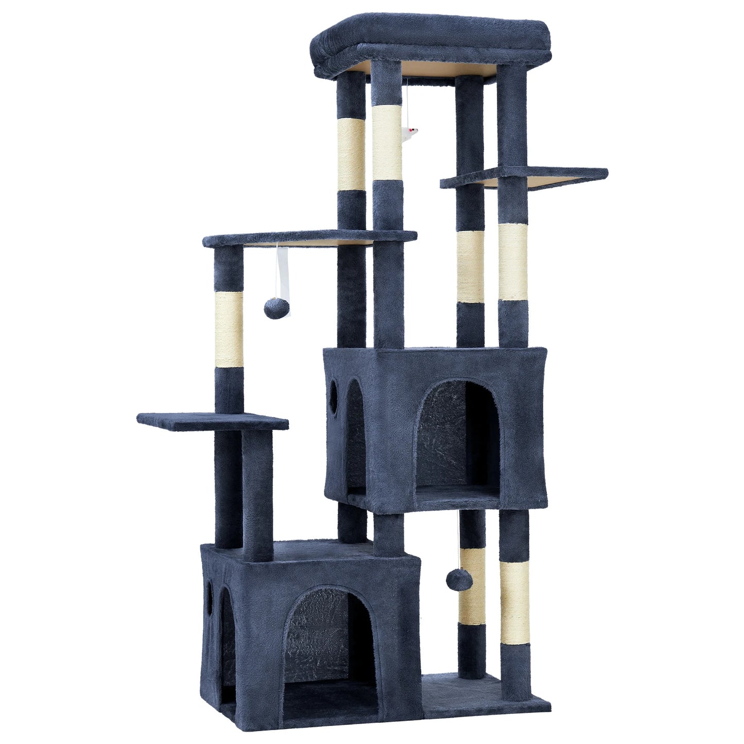 HiMISS Multi-Level Cat Tree Tower For Large Cats Maine Coons