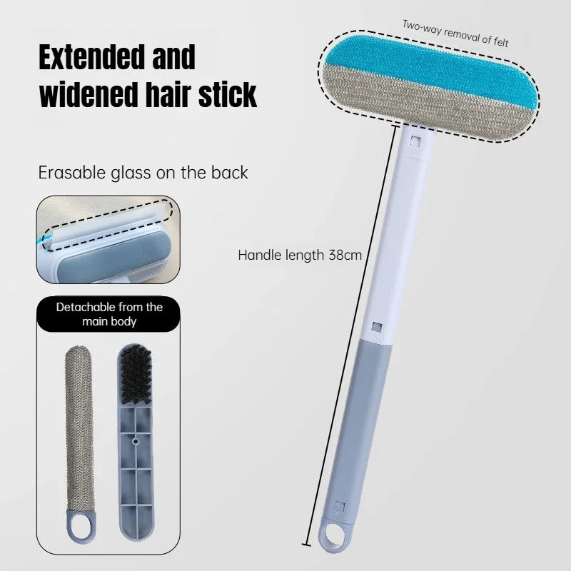 Long Handle Pet Hair Remover Brush For Carpets Cat Furniture