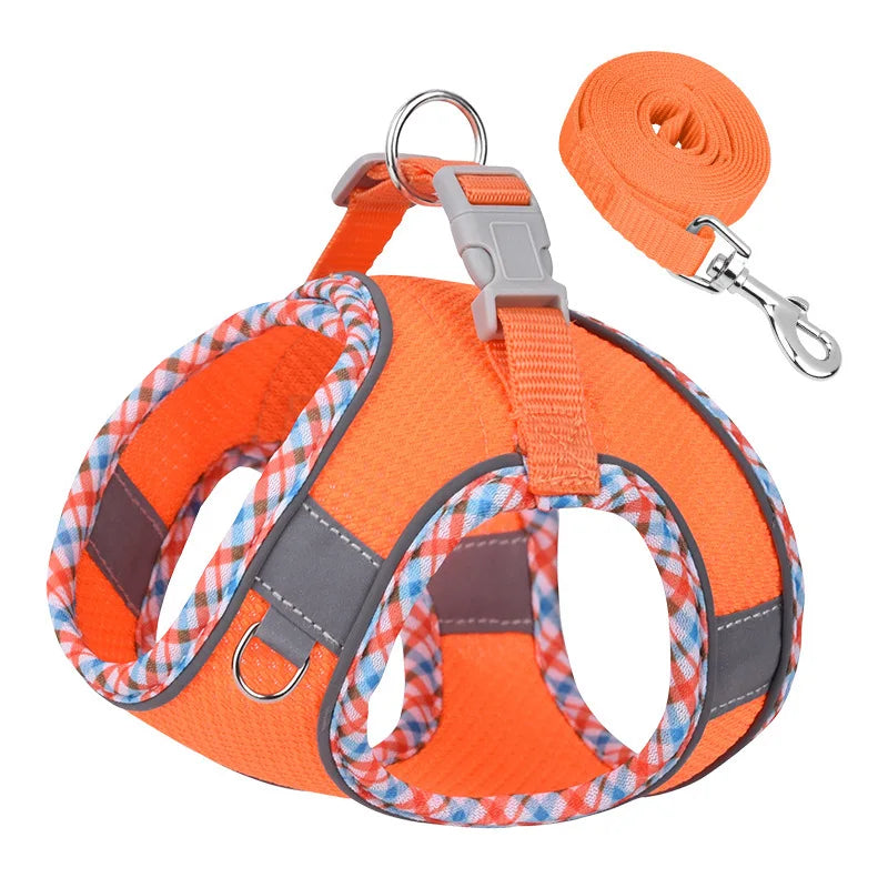 XLeiPet Mesh Breathable Vest Harness for Small Dogs and Cats
