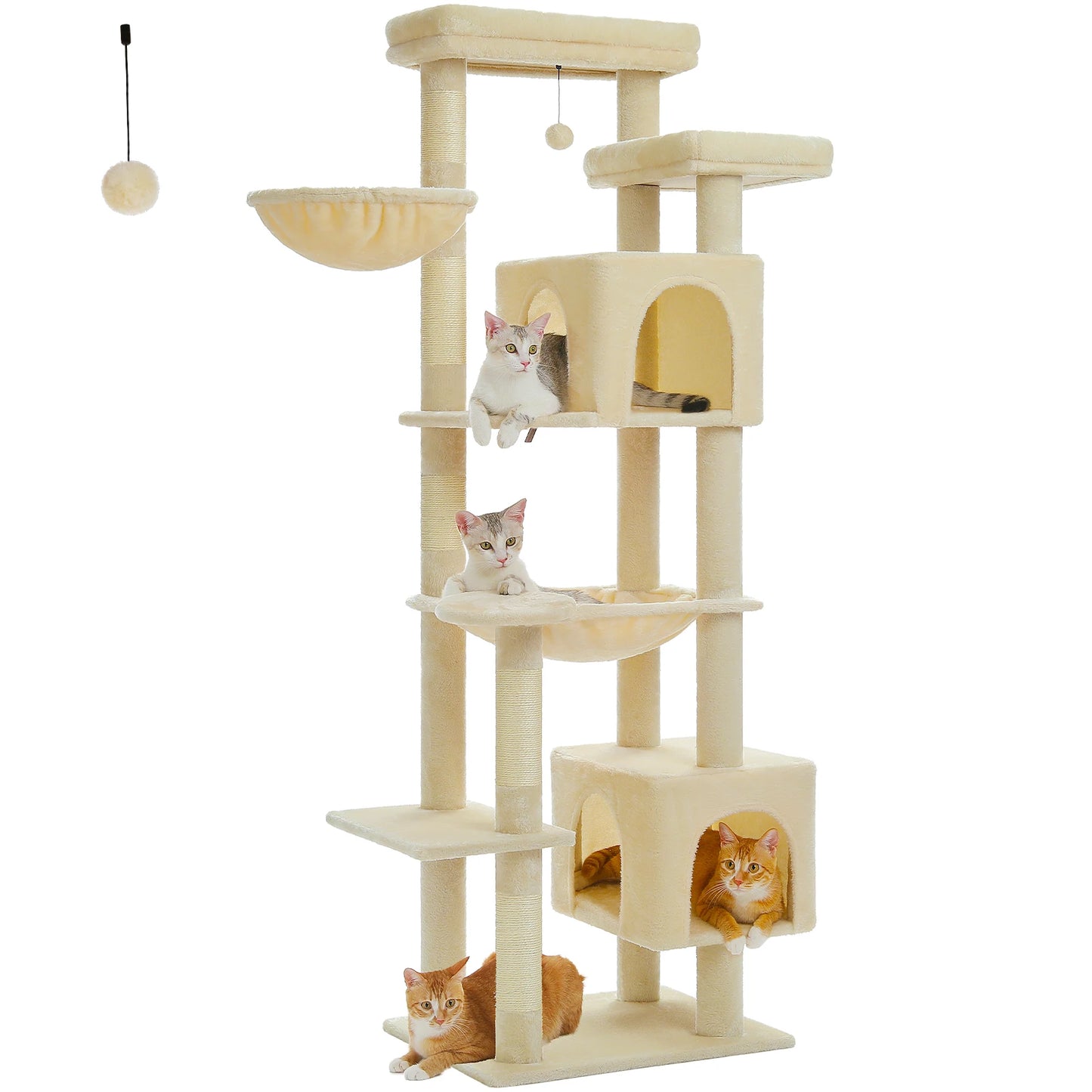 PAWZ Road Large Cat Tree Tower Indoor Scratching Posts