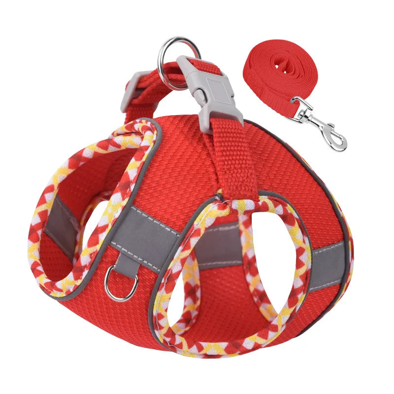 XLeiPet Mesh Breathable Vest Harness for Small Dogs and Cats