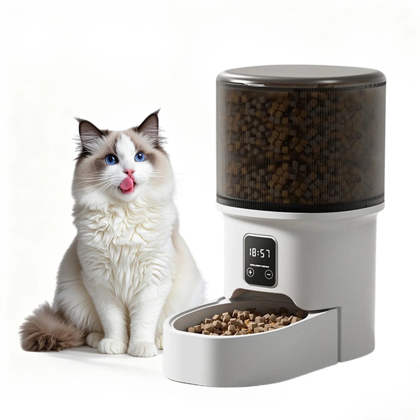 HiMISS Programmable Pet Feeder With Timer For Cats And Dogs