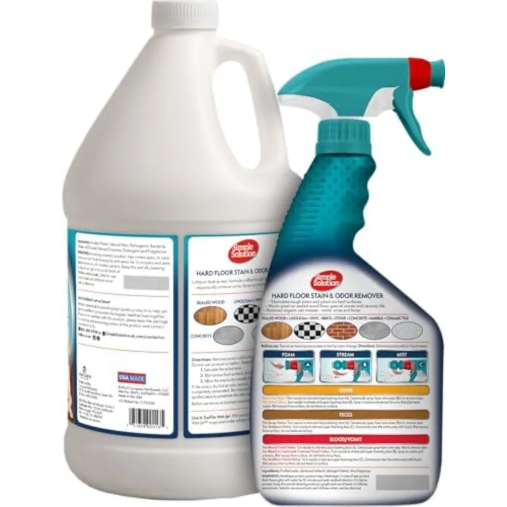 XMSJ Pet Stain Odor Remover For Hard Floors Enzyme Cleaner