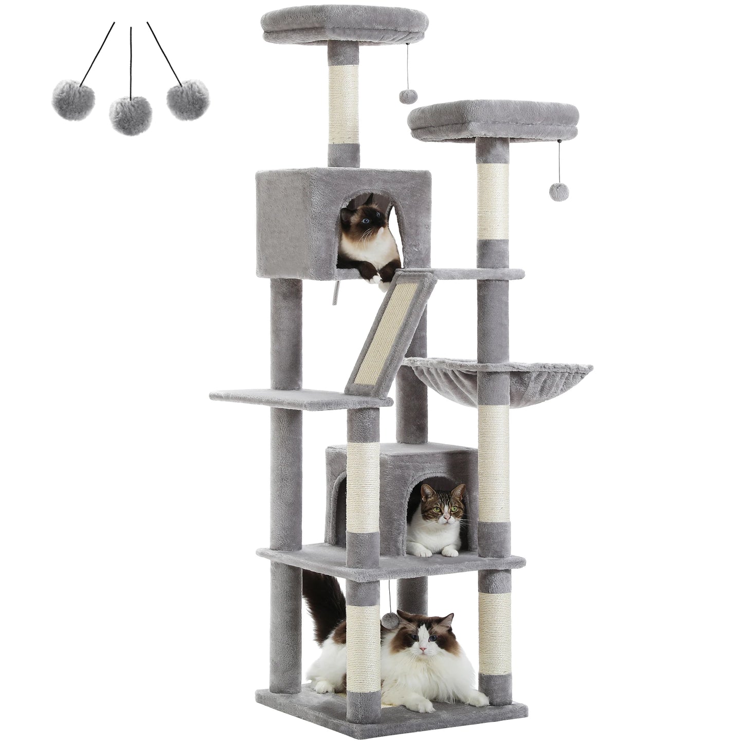 PAWZ Road Large Cat Tree Tower Indoor Scratching Posts