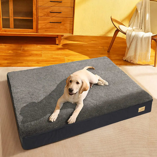 Dog Bed Orthopedic Memory Foam Mattress With Washable Cover