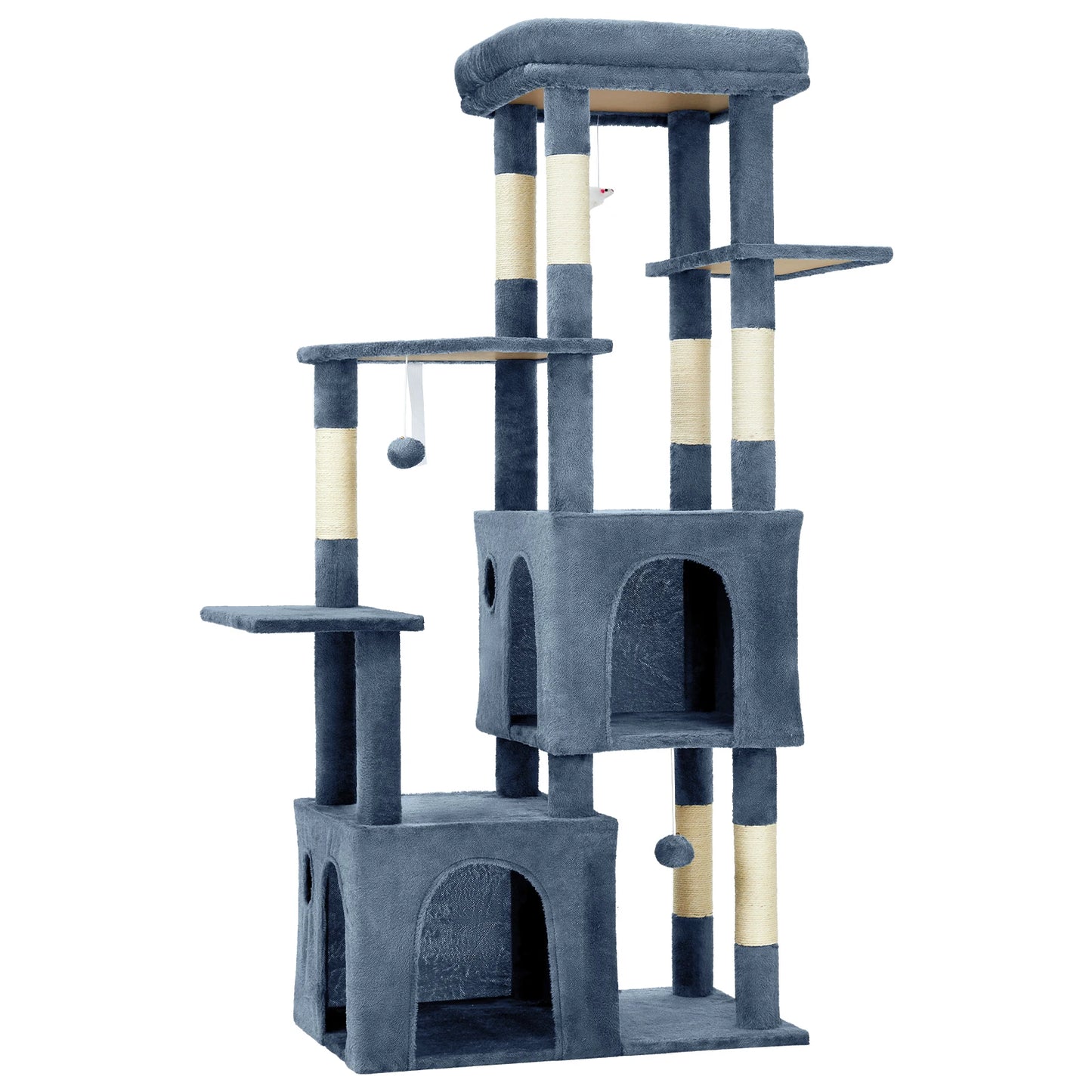 HiMISS Multi-Level Cat Tree Tower For Large Cats Maine Coons