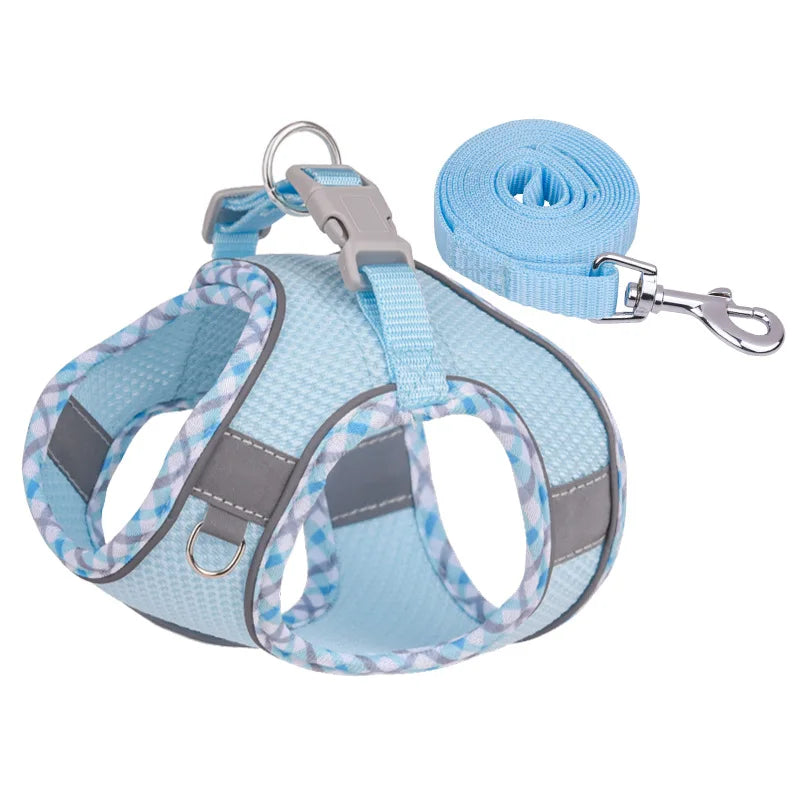 XLeiPet Mesh Breathable Vest Harness for Small Dogs and Cats