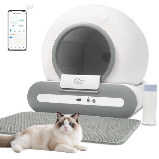 DOEL Self-Cleaning Cat Litter Box App Control 2 4G WiFi