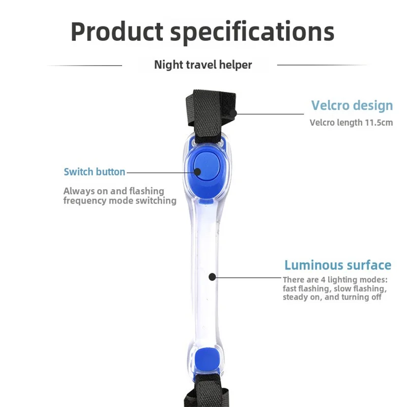 Waterproof Dog Anti Lost Safety Glowing Collar With LED Light