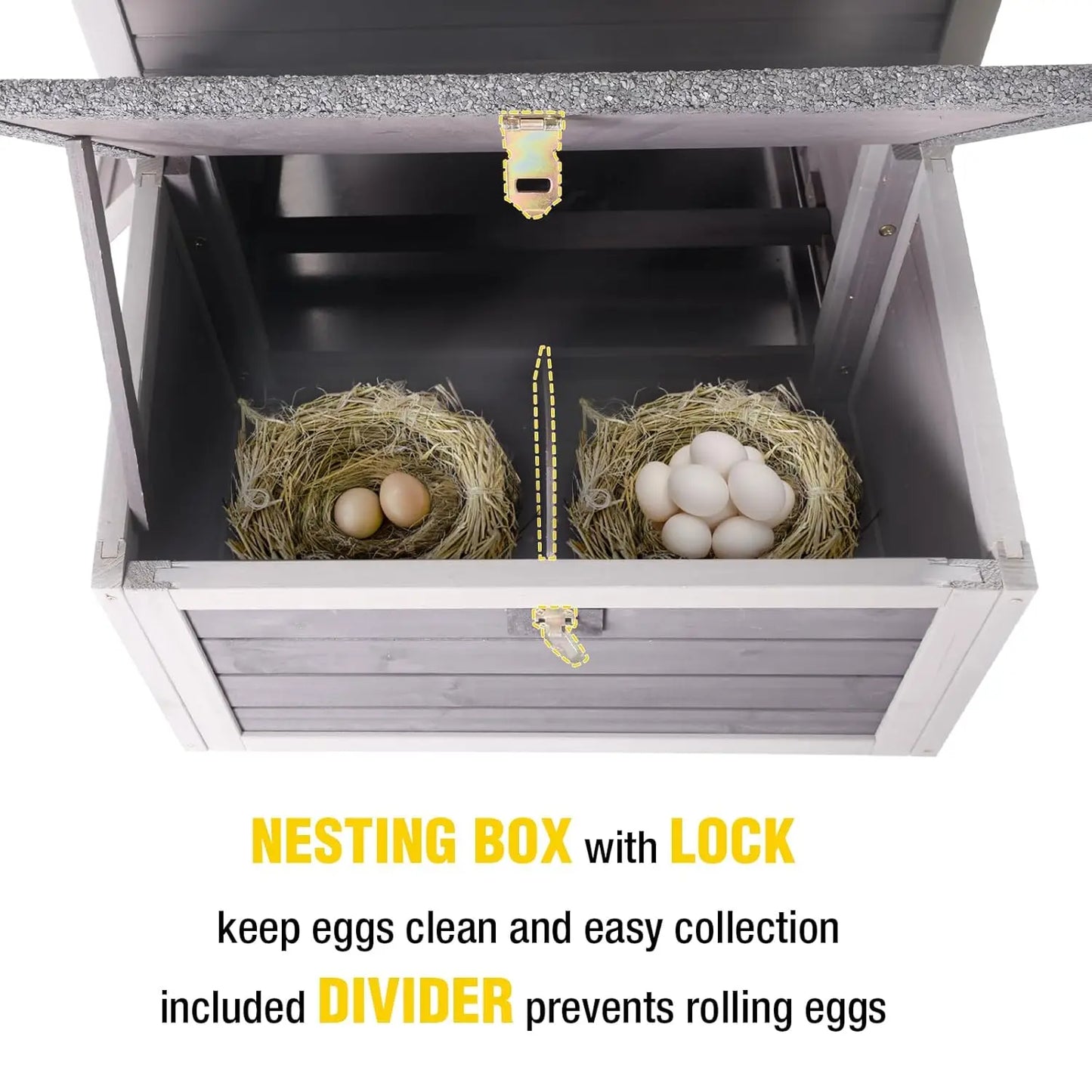 Chicken Coop for Two Chickens With Outdoor Expandable Run