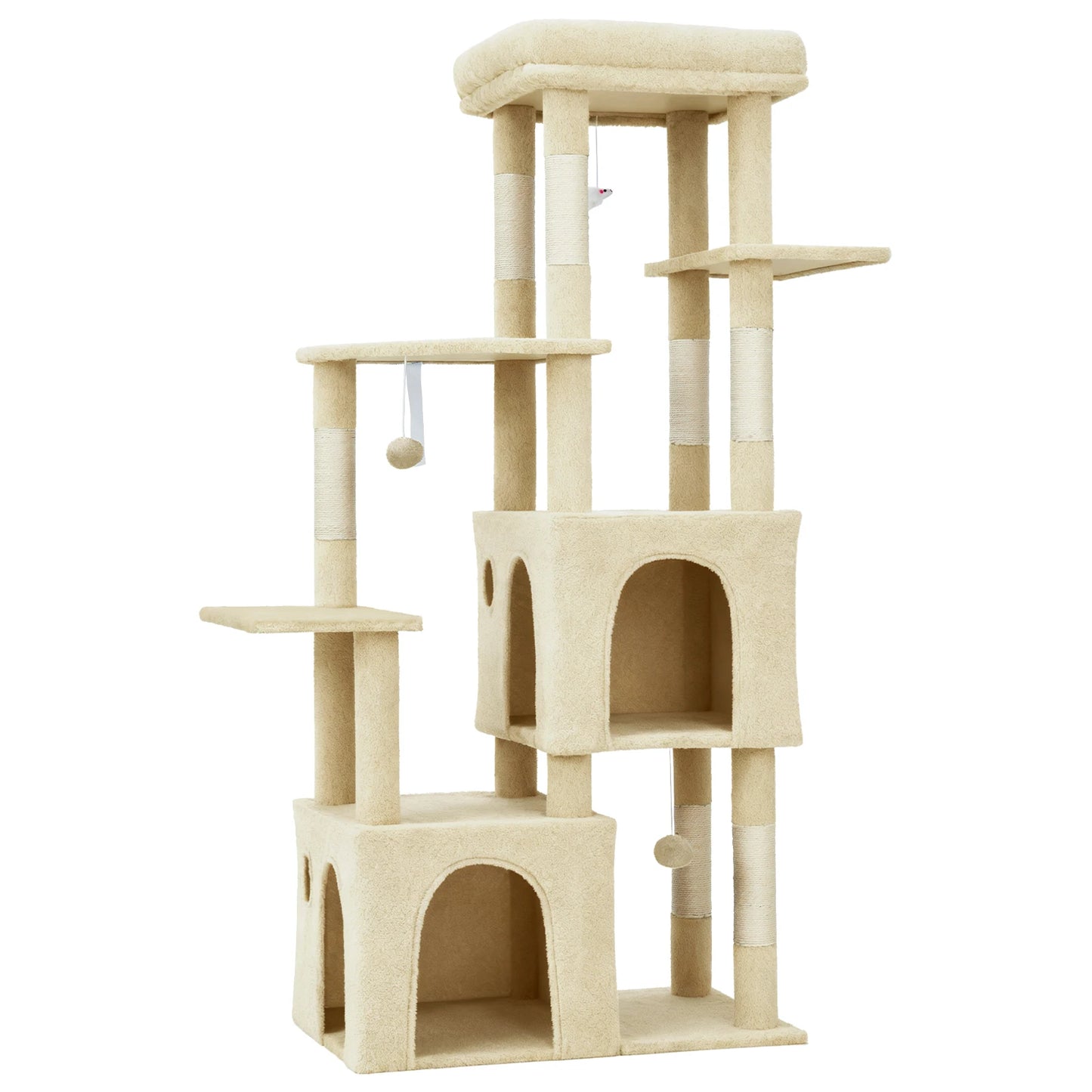 HiMISS Multi-Level Cat Tree Tower For Large Cats Maine Coons