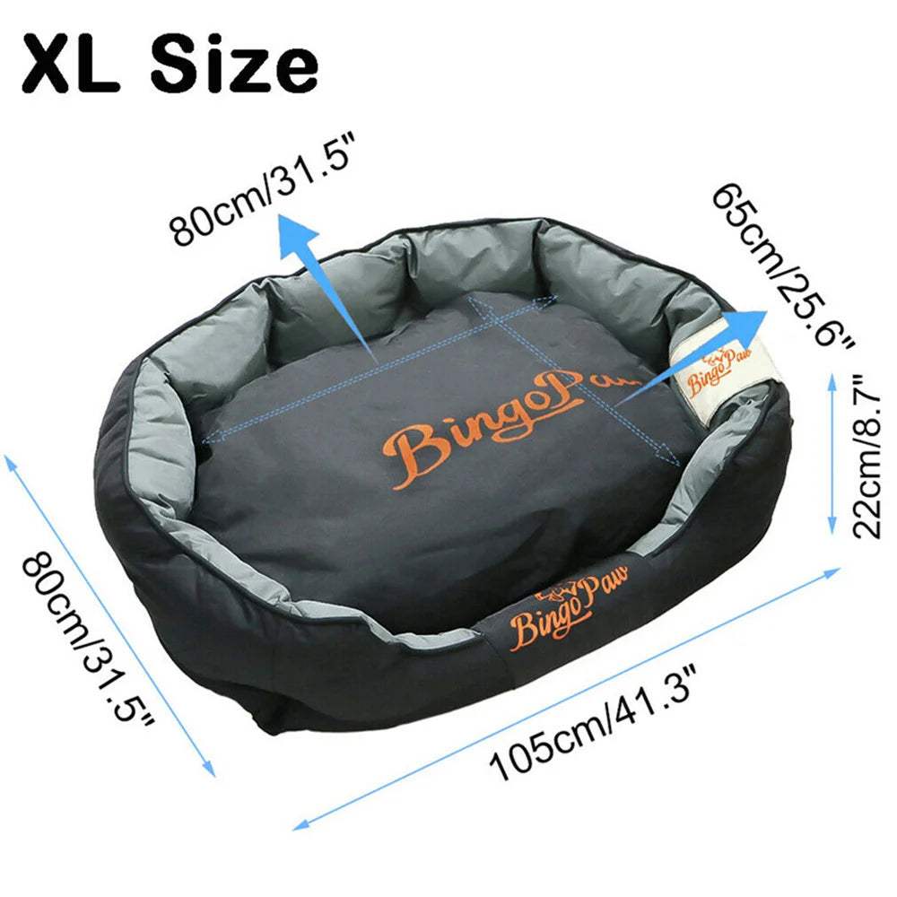 Borwart Orthopedic Waterproof Dog Bed With Soft Cotton Padding