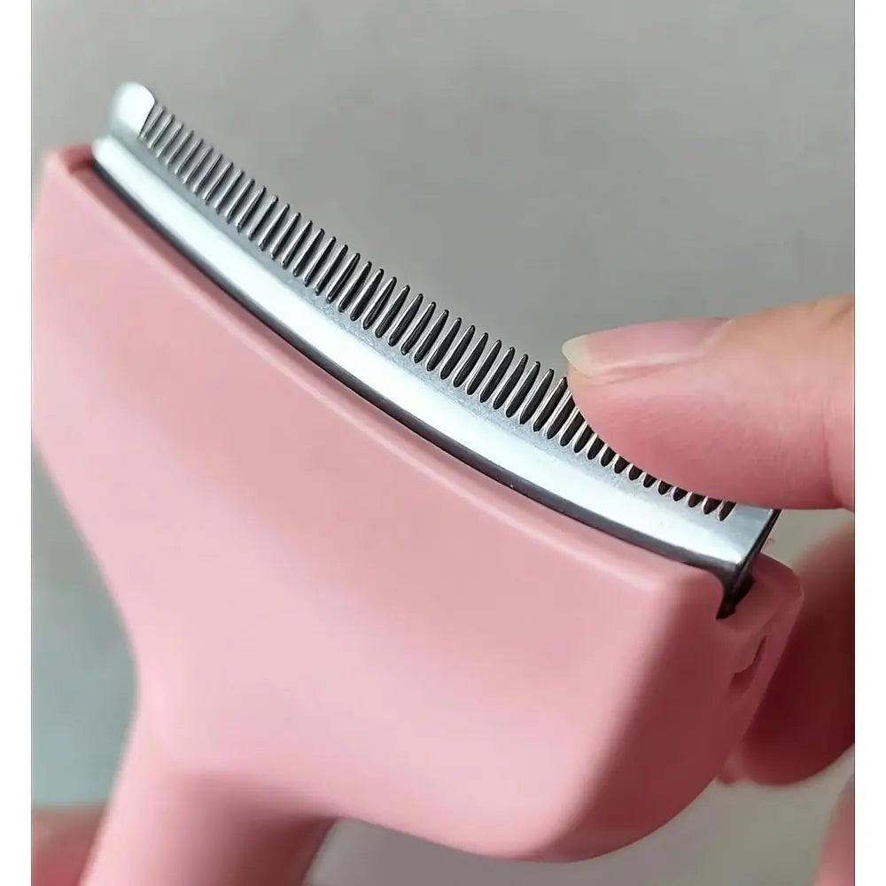 Deshedding Brush With V Shaped Teeth For Small Dogs And Cats