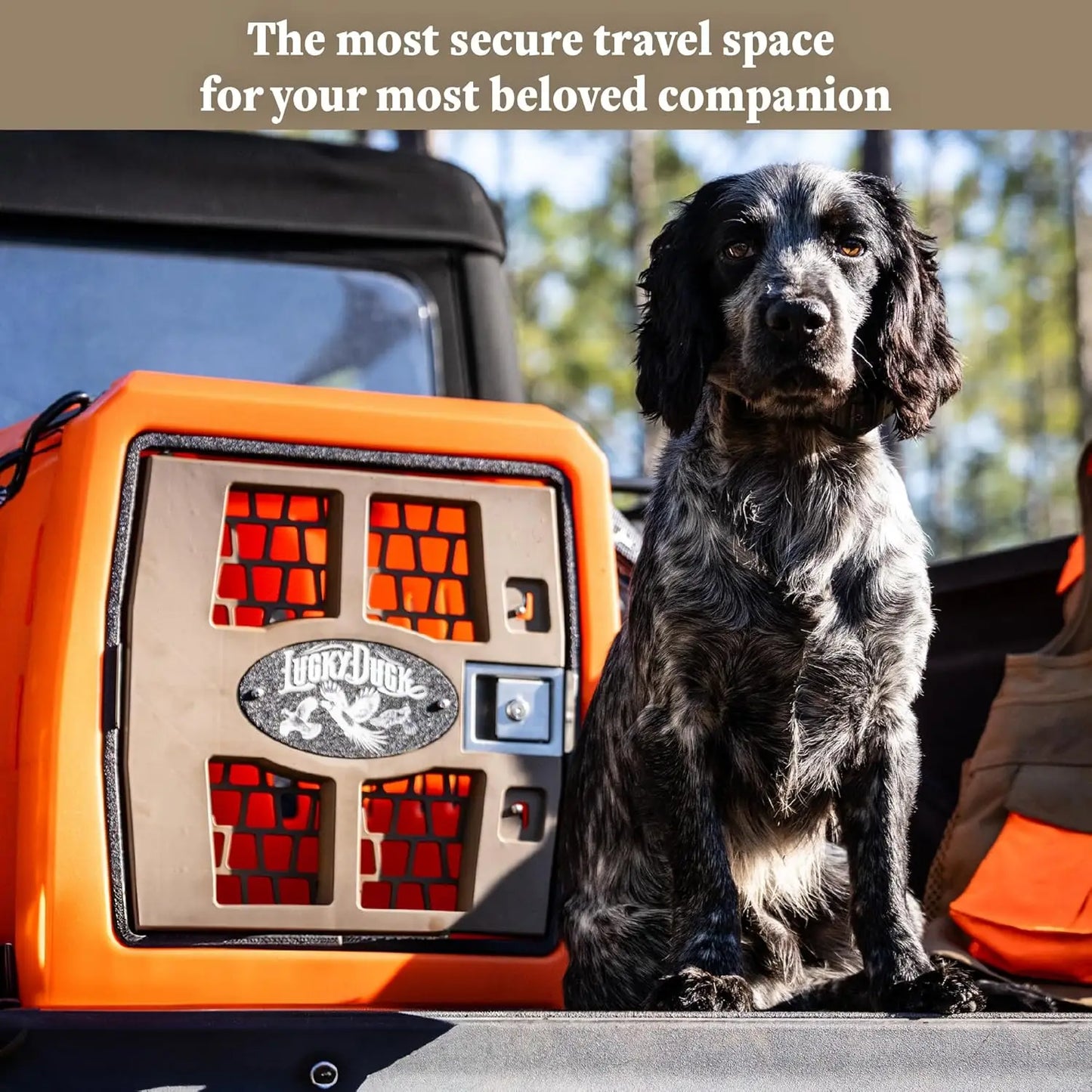 Lucky Dog Kennel Crash Tested Portable Dog Crate For Travel