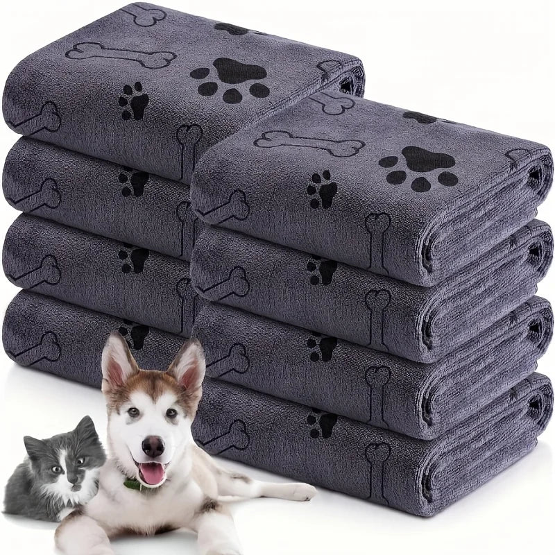 Quick-Drying Microfiber Dog Towel For Pet Bath And Car Wipes
