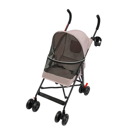 Pet Stroller For Small Dogs Cats Lightweight Foldable 360 Wheels