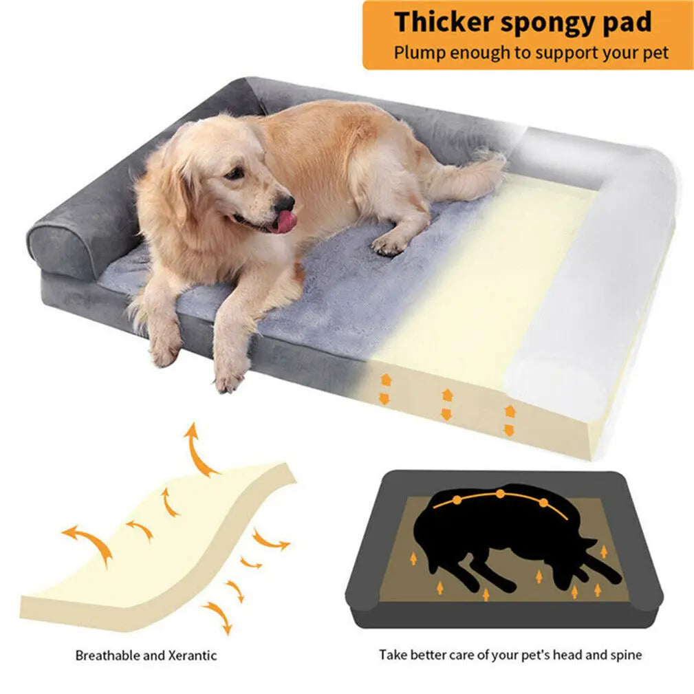 BINGOPAW Orthopedic Dog Bed With Removable Washable Cover And Foam