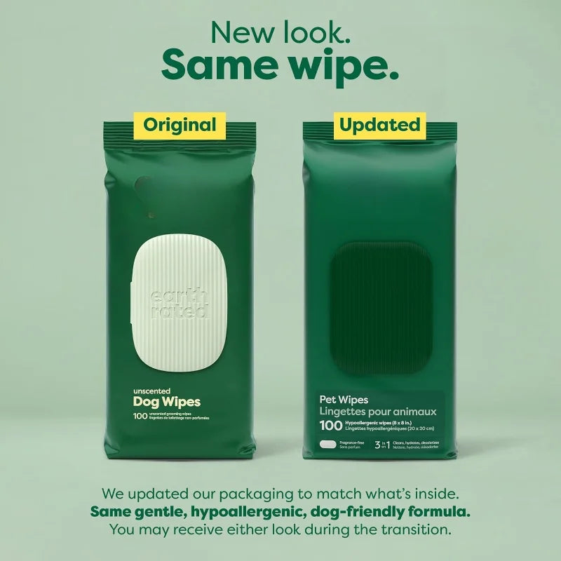 Pet Wipes For Dogs And Cats Hypoallergenic Cleaning Hydrating Unscented