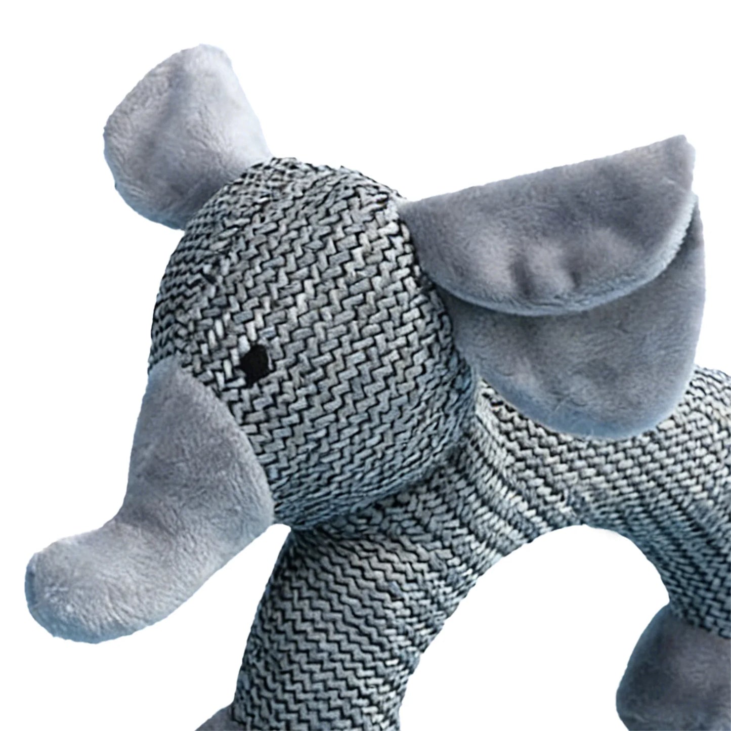 Squeaky Dog Teeth Grinding Toy Interactive Plush Linen Chew Toy
