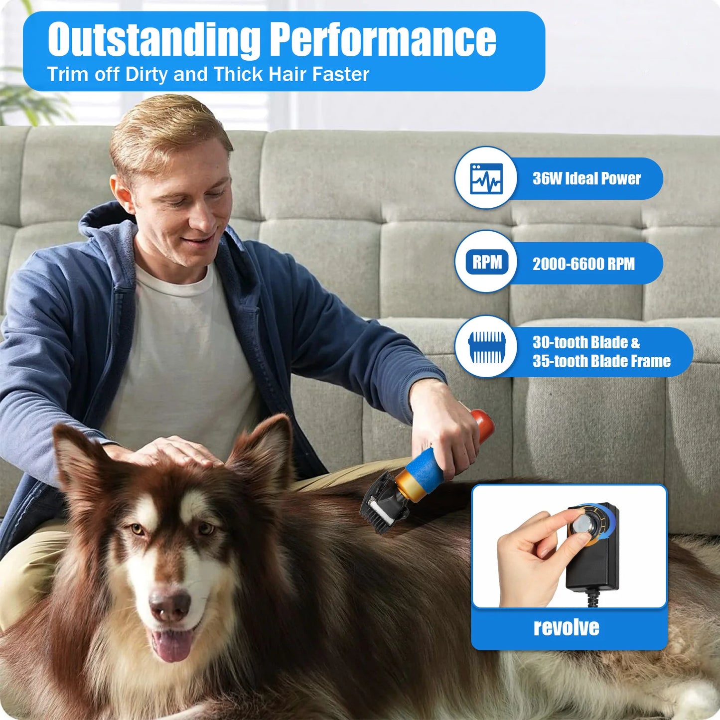 Electric Animal Fur Shears For Pets And Livestock Clipper