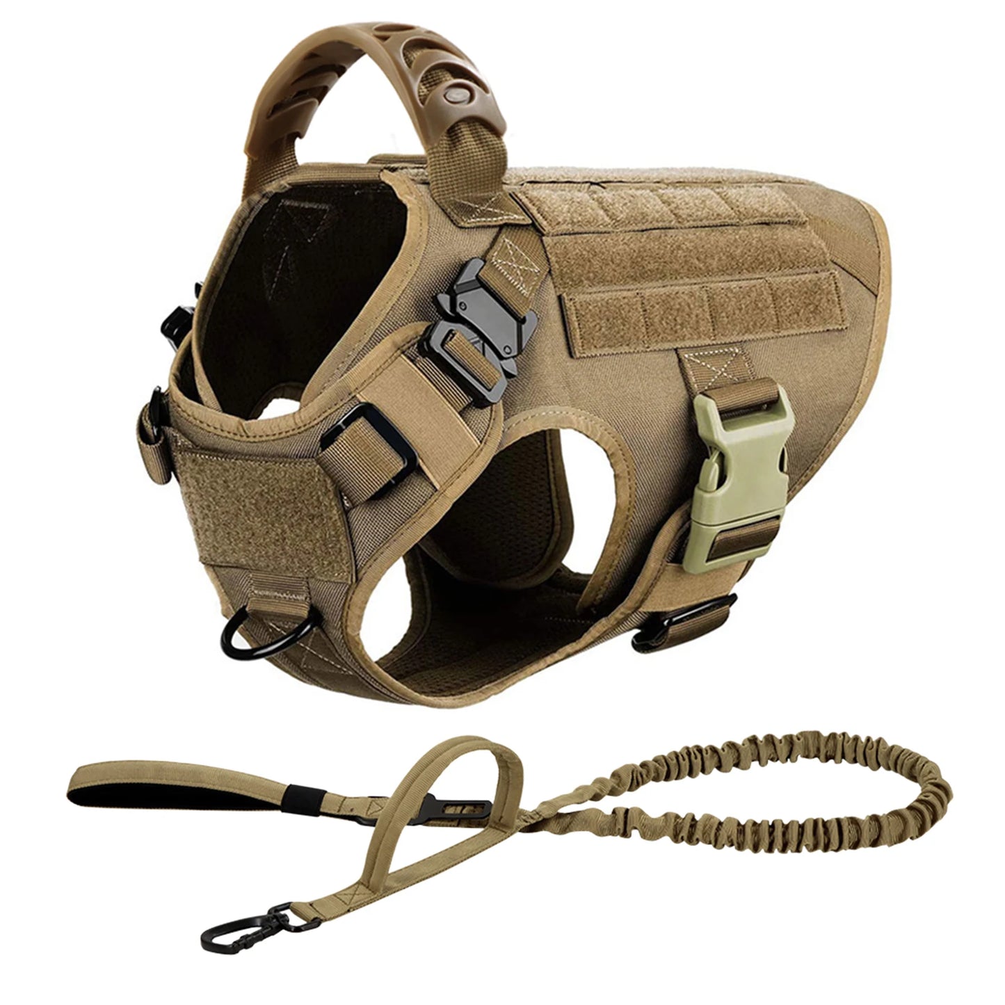 Padded Quick Release Dog Harness And Leash Set For Training