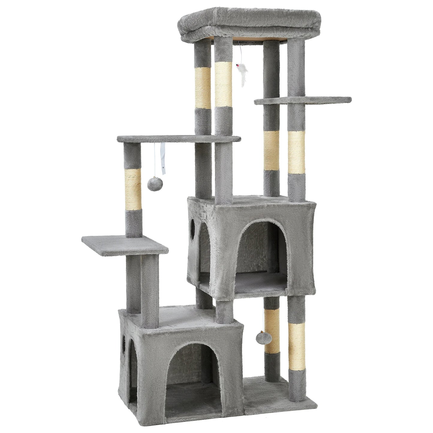 HiMISS Multi-Level Cat Tree Tower For Large Cats Maine Coons