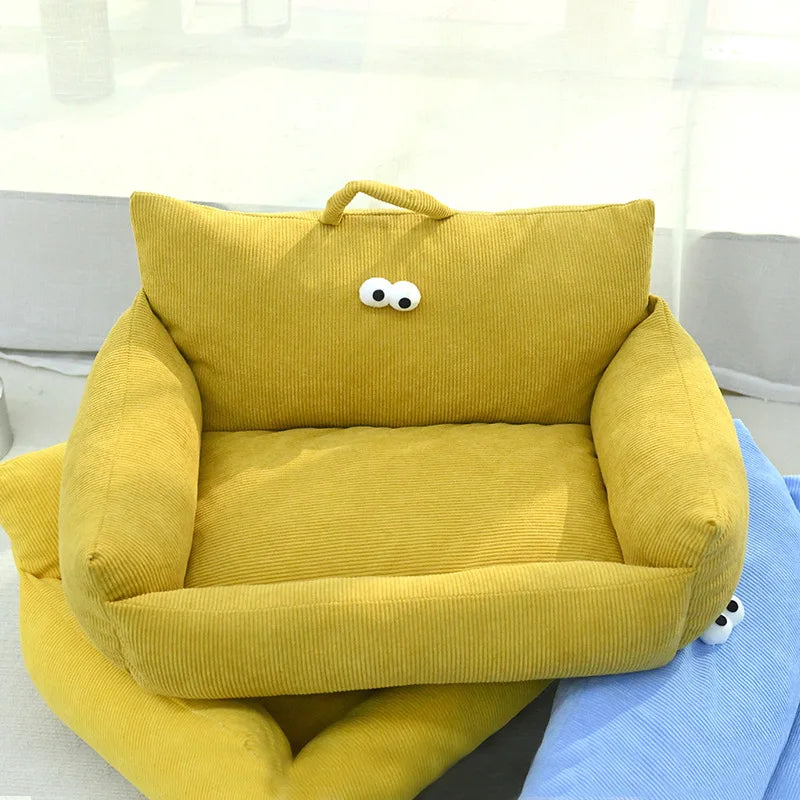 Winter Warm Cat Nest Bed For Small Dogs Kennel Cushion