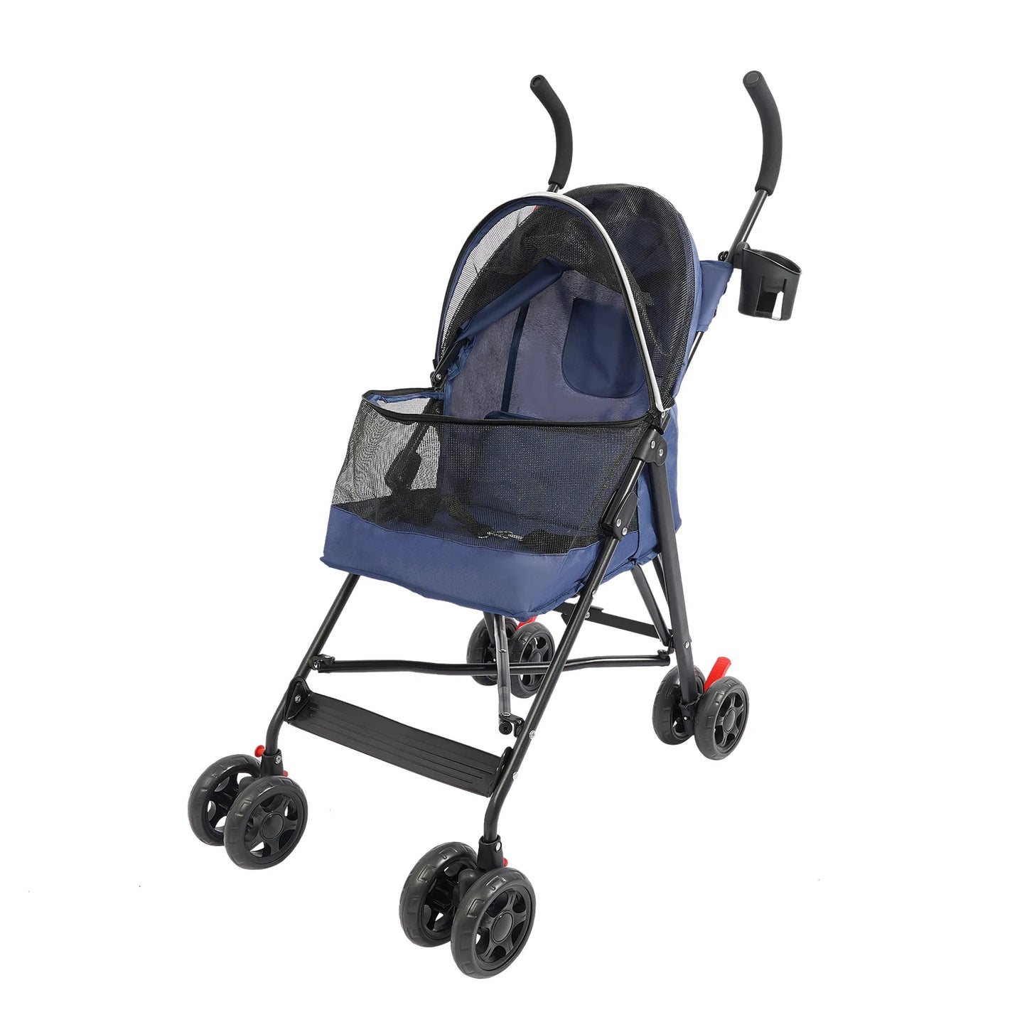 Pet Stroller For Small Dogs Cats Lightweight Foldable 360 Wheels