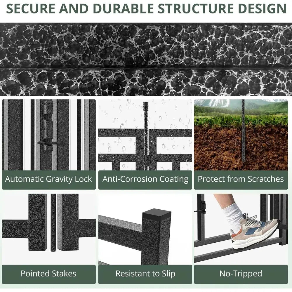 Portable Metal Dog Playpen Sixteen Panels For Indoor Outdoor Use