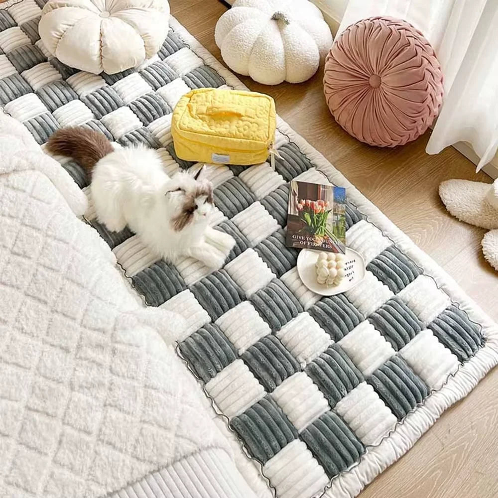 Waterproof Plush Dog Bed Mat For Car Seat And Sofa