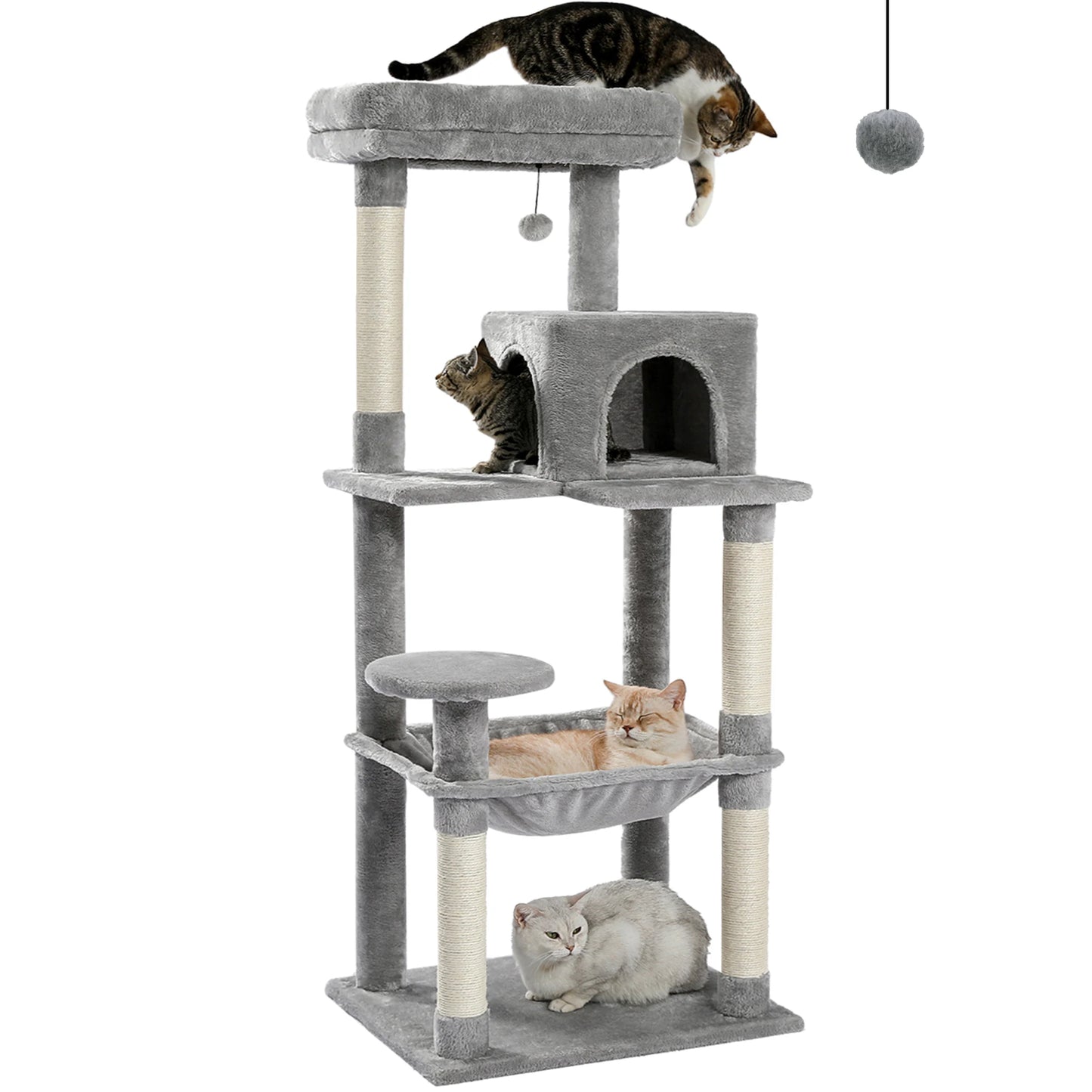 PAWZ Road Cat Tree Five Level Indoor Tower Cozy Condo